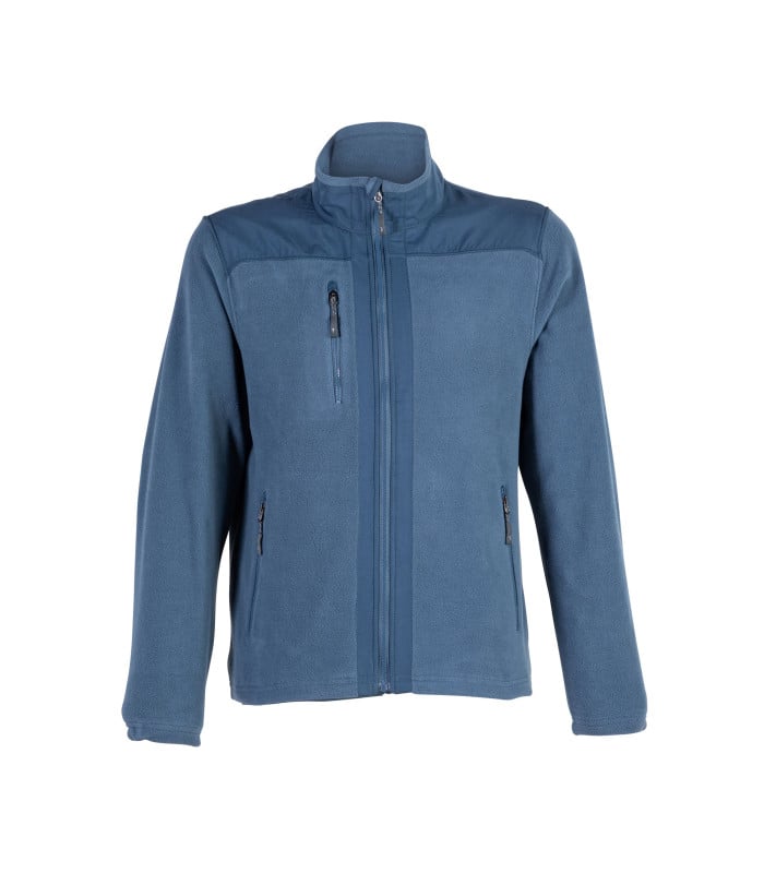 MICROPOLAR TELA PLANA MANGA LARGA HOMBRE